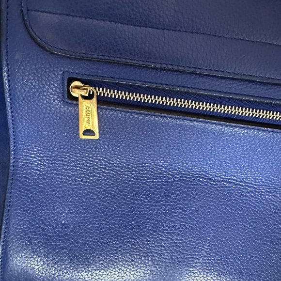 Authentic Celine Blue Trapeze Bag (Size Small) - Purchased in Paris 6eme in 2015 - Picture 8 of 15